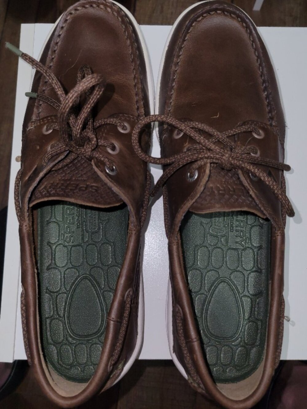 Sperry Top-Sider Gamefish Boat Shoes (M10.5/Dark Brown)